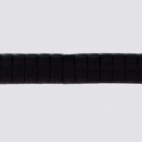 Miniatura de foto de Plisado algodón negro 20mm