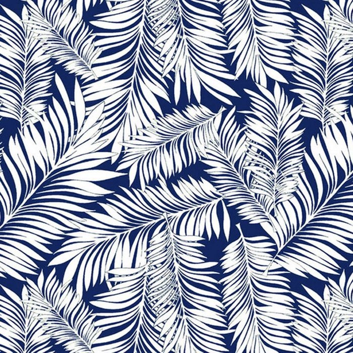 Foto de tela exterior hojas azul