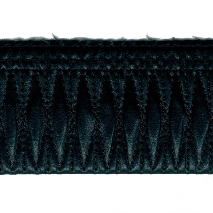 Foto de Elástico fruncido polipiel negro 60mm