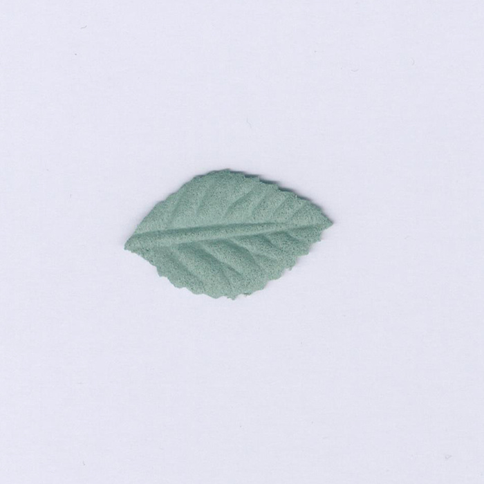 Foto de Hoja de antelina 3,5cm verde