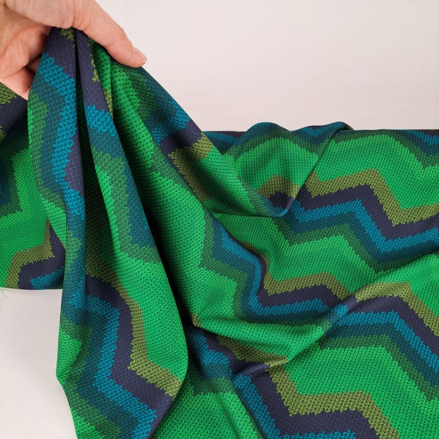 Foto de Tensotela rombos tricot verde