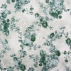 Miniatura de foto de Estampado flores verdes fondo blanco