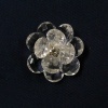 Miniatura de foto de flor acrílico cristal blanco
