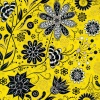 Miniatura de foto de Patchwork americano, amarillo flores negras