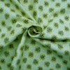 Miniatura de foto de Algodón estampado patchwork flores pequeñas verde