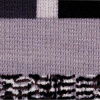 Miniatura de foto de Punto cuadros negro, gris, marrón, panel de 87x140cm