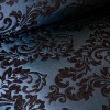 Miniatura de foto de Jacquard arabescos azul negro