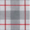 Miniatura de foto de Tela algodón cuadro escocés gris