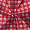 Miniatura de foto de Tela algodón cuadro escocés rojo