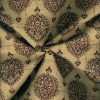 Miniatura de foto de Tela de cretona motivo oriental beige y granate