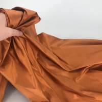 Miniatura de foto de Seda salvaje liso naranja quemada