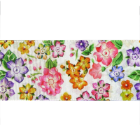 Miniatura de foto de Freisa sublima blanco, flores multicolor 48mm 