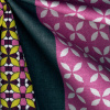 Miniatura de foto de Tela algodón popelín estampado geométrico multicolor