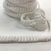 Miniatura de foto de Plisado de terciopelo blanco