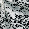 Miniatura de foto de Encaje de guipur blanco
