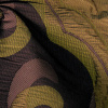 Miniatura de foto de Jacquard estampado marrón-mostazas