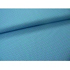 Miniatura de foto de Tela algodón popelín azul estampado geométrico