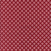 Miniatura de foto de Tela algodón estampado geométrico rojo y blanco