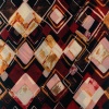 Miniatura de foto de Lycra superficie brillante estampado rombos