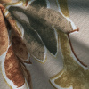 Miniatura de foto de Loneta motivo botánico marrón