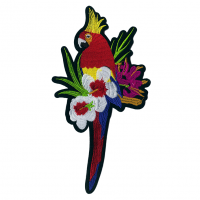 Miniatura de foto de guacamayo termoadhesivo multicolor