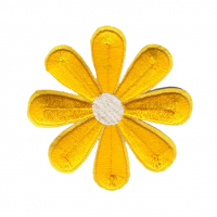 Miniatura de foto de flor margarita termoadhesivo 6 cm. amarillo