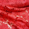 Miniatura de foto de Encaje guipur rojo
