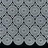 Miniatura de foto de Encaje guipur círculos blanco