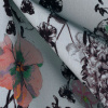 Miniatura de foto de Estampado flores - hojas negro - rosa