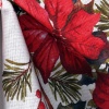 Miniatura de foto de Loneta half panamá estampado Navidad grecas flor de pascua