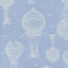 Miniatura de foto de Piqué jacquard globos blanco, celeste