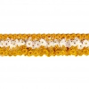 Miniatura de foto de Puntilla doble con piquillo amarillo, blanco 20 mm
