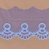 Miniatura de foto de puntilla bordada algodón / nylon celeste