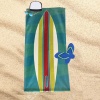 Miniatura de foto de Toalla playa tabla surf verde
