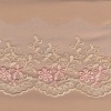 Miniatura de foto de Tul bordado 64mm crudo-rosa