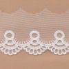 Miniatura de foto de puntilla bordada algodón/nylon blanco