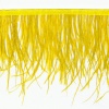Miniatura de foto de Fleco plumas avestruz amarillo 15cm