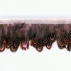 Miniatura de foto de fleco plumas rosa