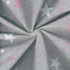 Miniatura de foto de Loneta estampada galaxia rosa
