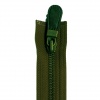 Miniatura de foto de Cremallera desmontable metálica verde seco 62,50cm