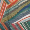 Miniatura de foto de Gasa estampada con franjas multicolor
