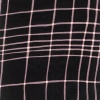 Miniatura de foto de Crep georgette negro cuadros con bordes blancos