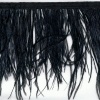 Miniatura de foto de Fleco pluma avestruz doble negro