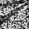 Miniatura de foto de Satén estampado manchas blanco y negro
