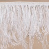Miniatura de foto de Fleco pluma avestruz doble blanco