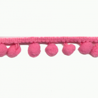 Miniatura de foto de Fleco madroño rosa chicle 20 mm