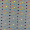 Miniatura de foto de Punto gris con estrellas de colores