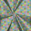 Miniatura de foto de Algodón cuadros y rombos multicolor