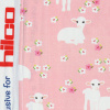 Miniatura de foto de Punto camiseta Algodón orgánico rosa palo estampado ovejas