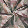 Miniatura de foto de Half panamá digital hojas verdes y rosas